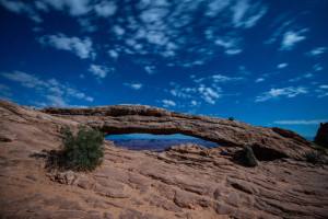Mesa Arch in Moonlight